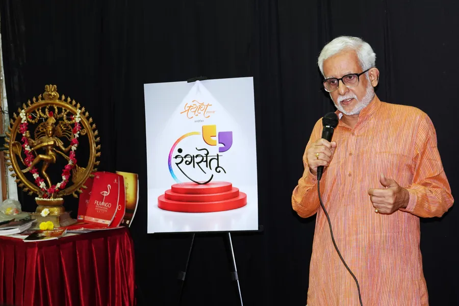 राजीव जोशी यांच्याकडून ‘रंगसेतू’ ला शुभेच्छा